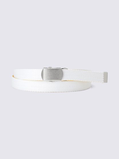 カラーコンビネーションテープロングベルト - 00 WHITE