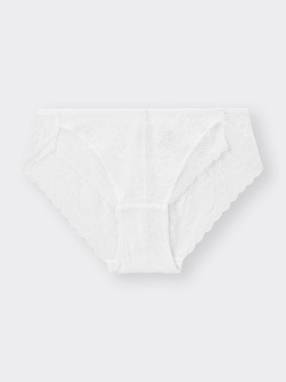 総レースショーツ(レギュラー) - 01 OFF WHITE