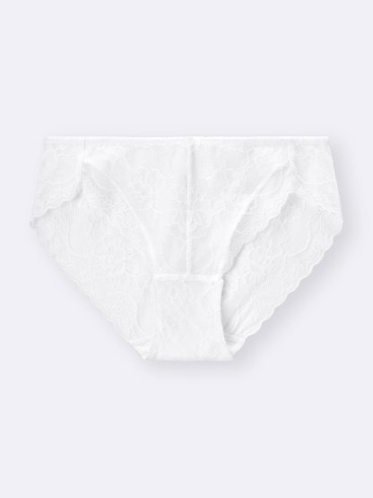 総レースショーツ - 01 OFF WHITE