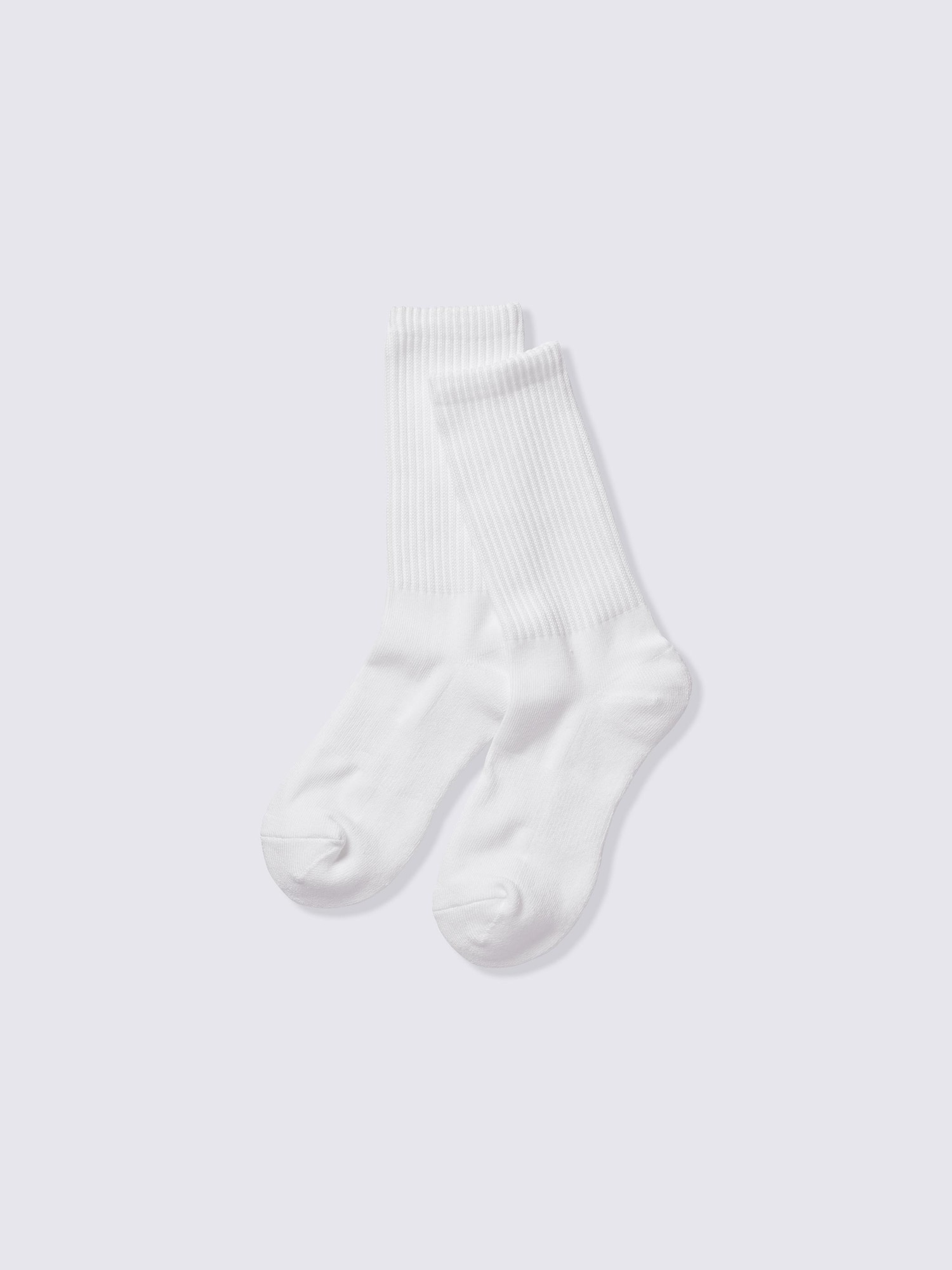 リブパイルクルーソックス - 01 OFF WHITE