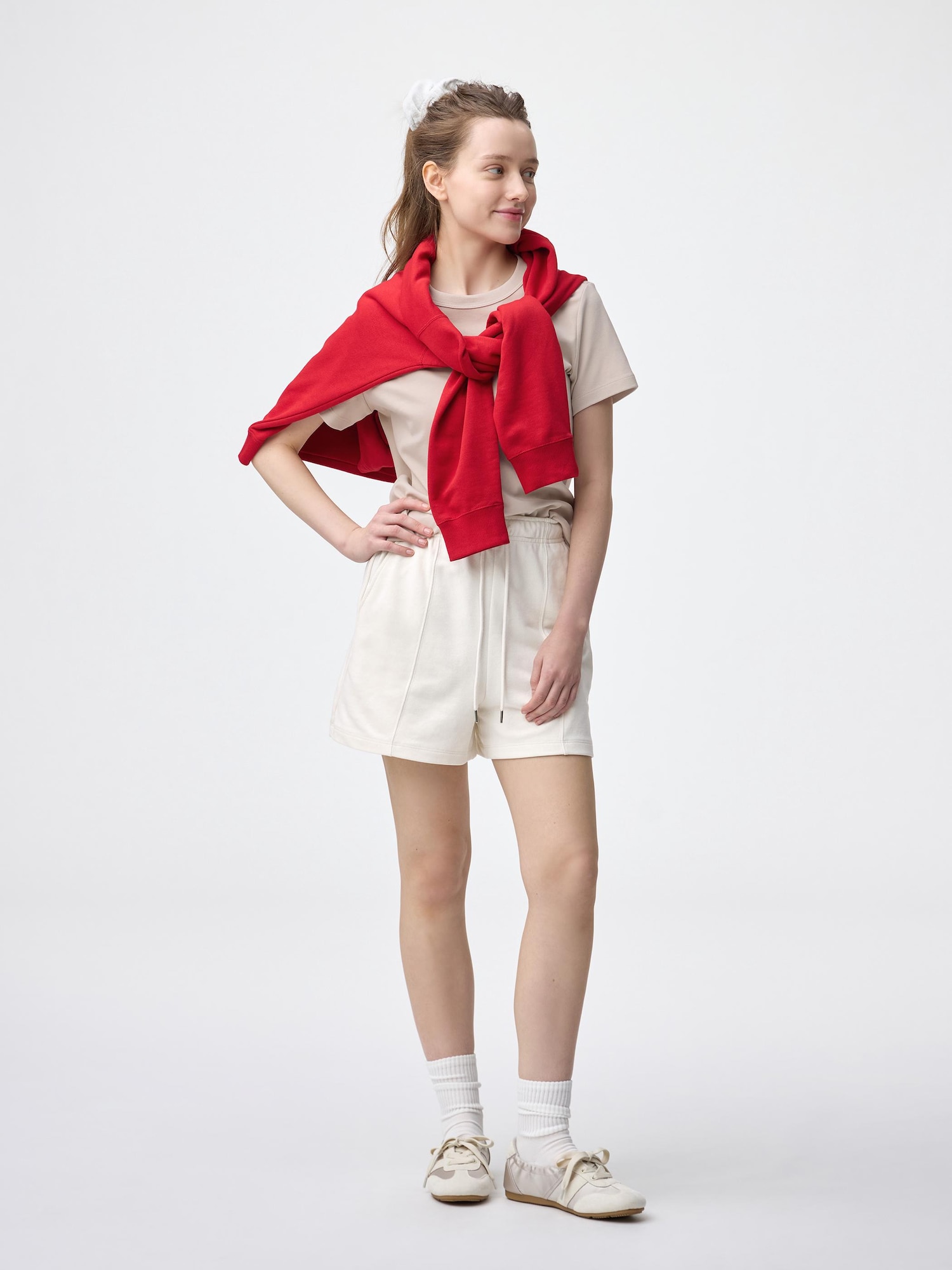 スウェットショートパンツ - 01 OFF WHITE