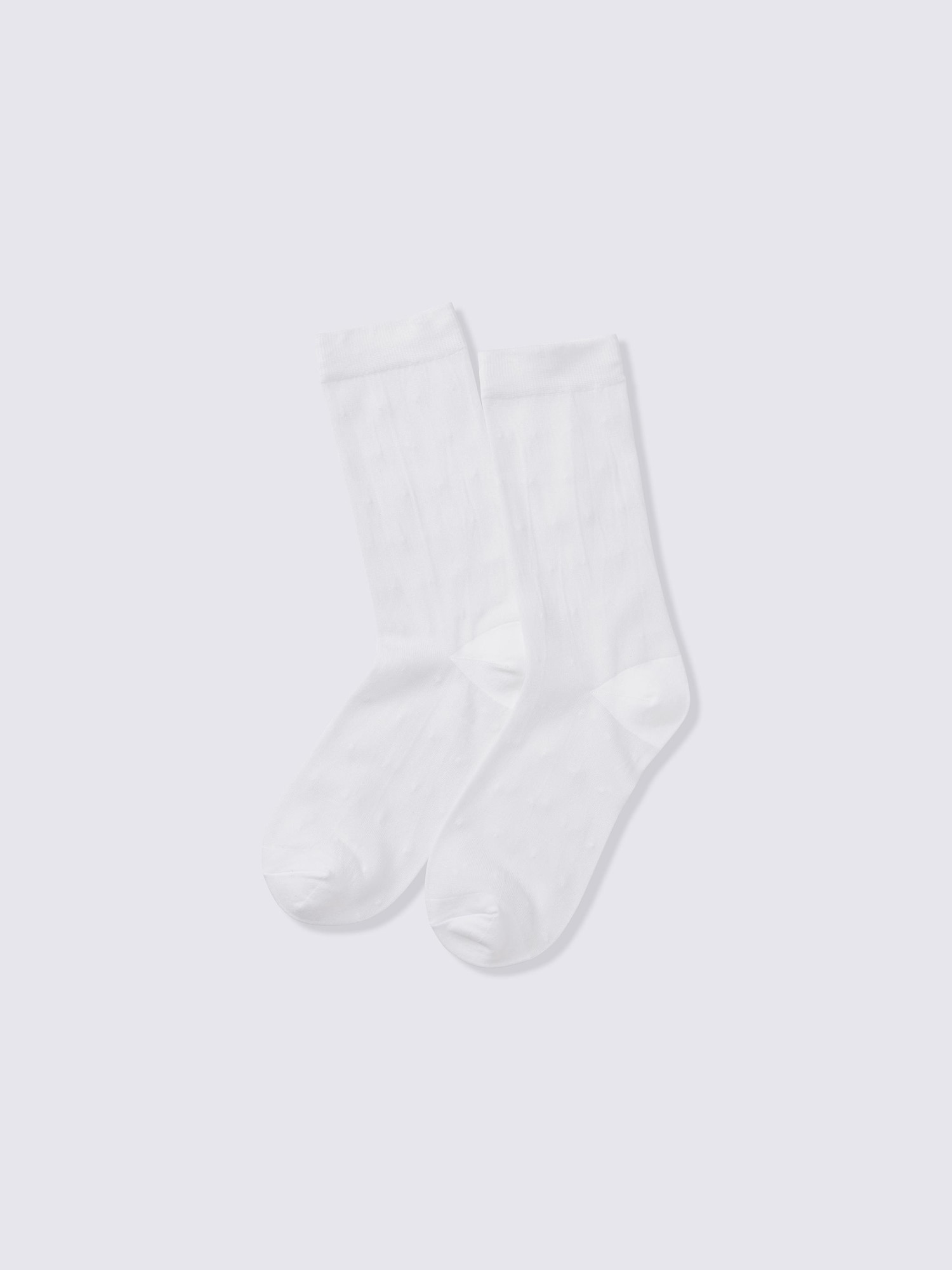 クルーソックス(ドット) - 01 OFF WHITE
