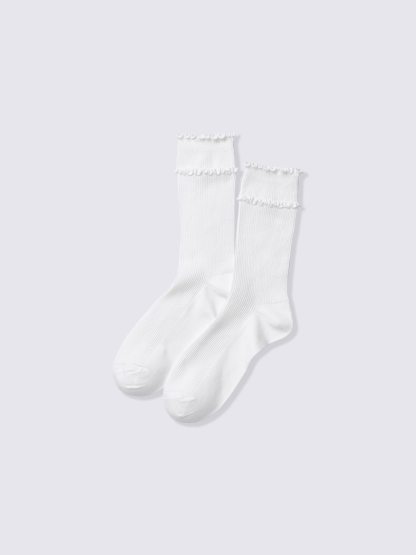 クルーソックス(メロー) - 01 OFF WHITE