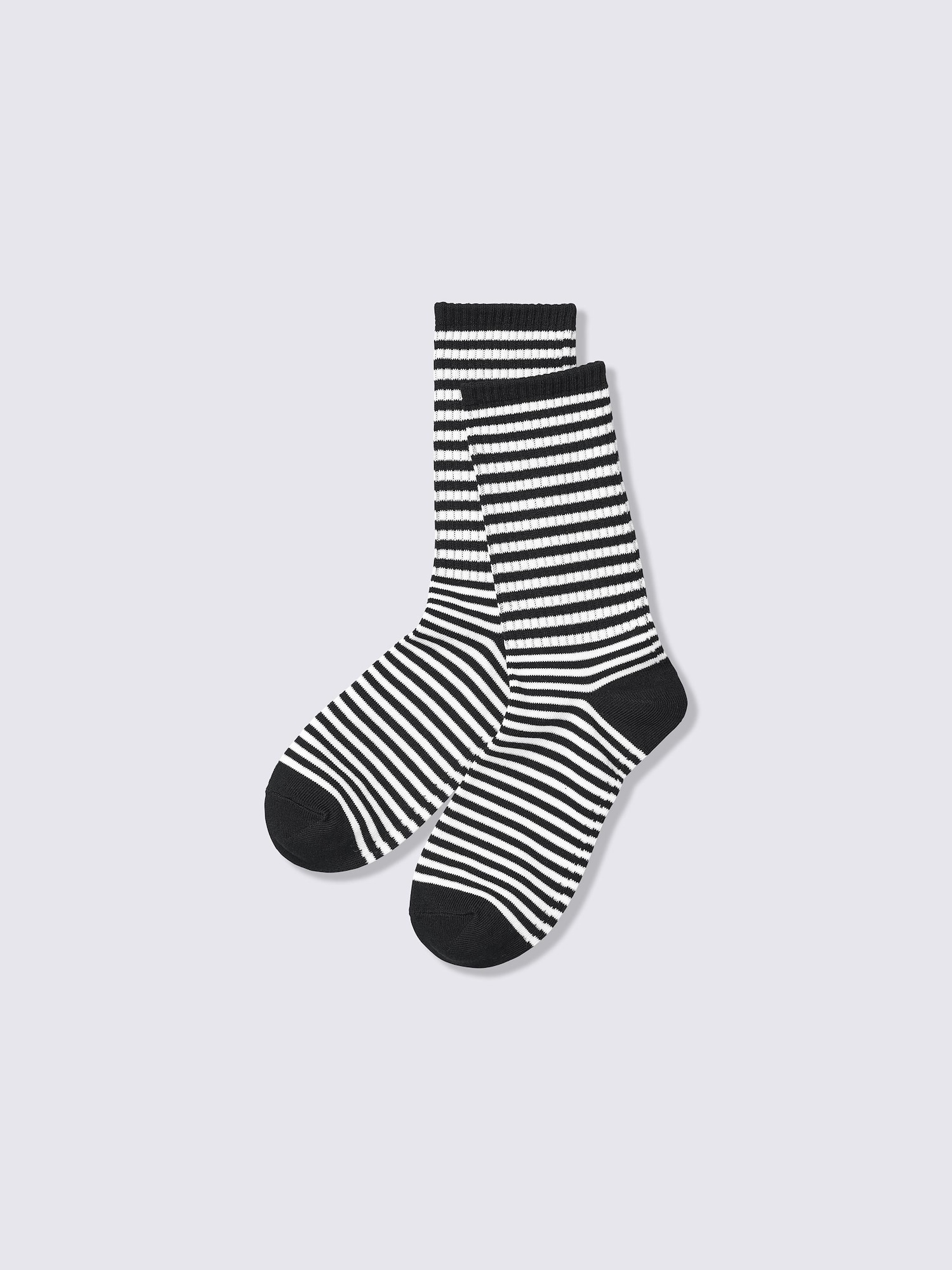 クルーソックス(ストライプ) - 01 OFF WHITE