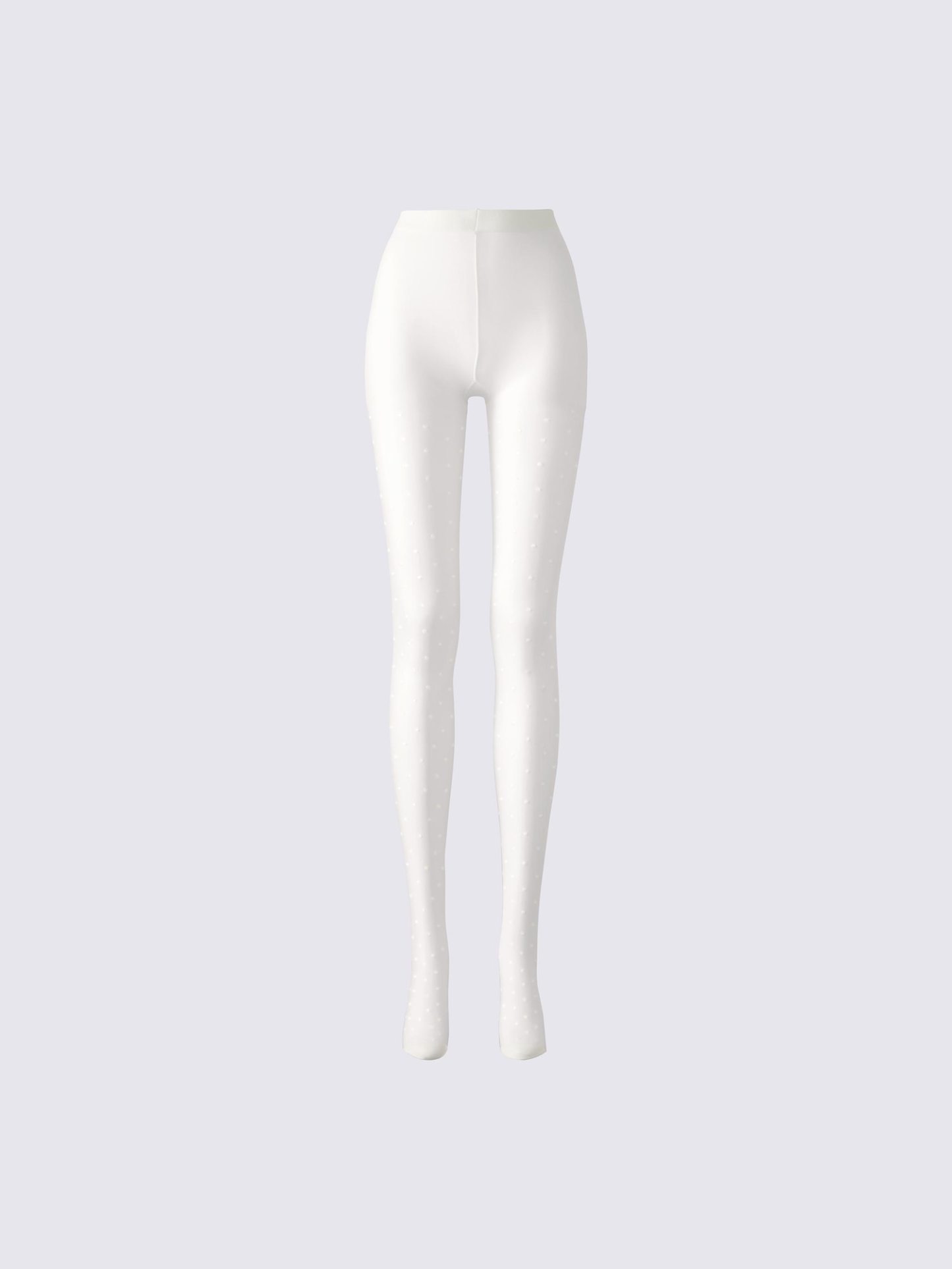タイツ(ドット)(20デニール) - 01 OFF WHITE