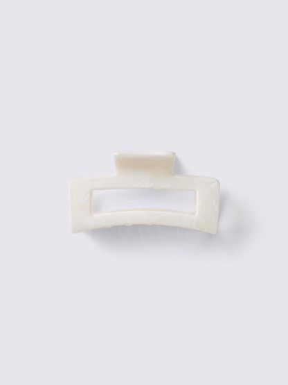 スクエアヘアクリップ - 01 OFF WHITE