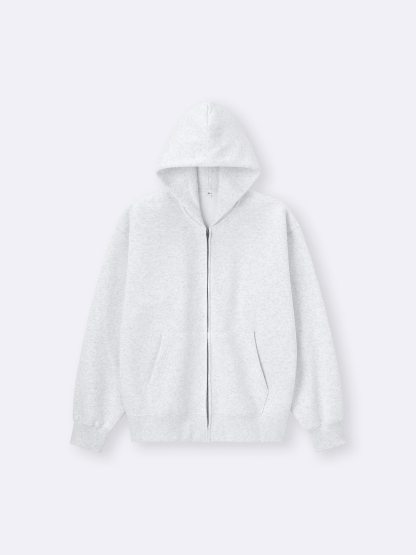 ヘビーウェイトスウェットフルジップパーカ(2025年度冬商品) - 02 LIGHT GRAY
