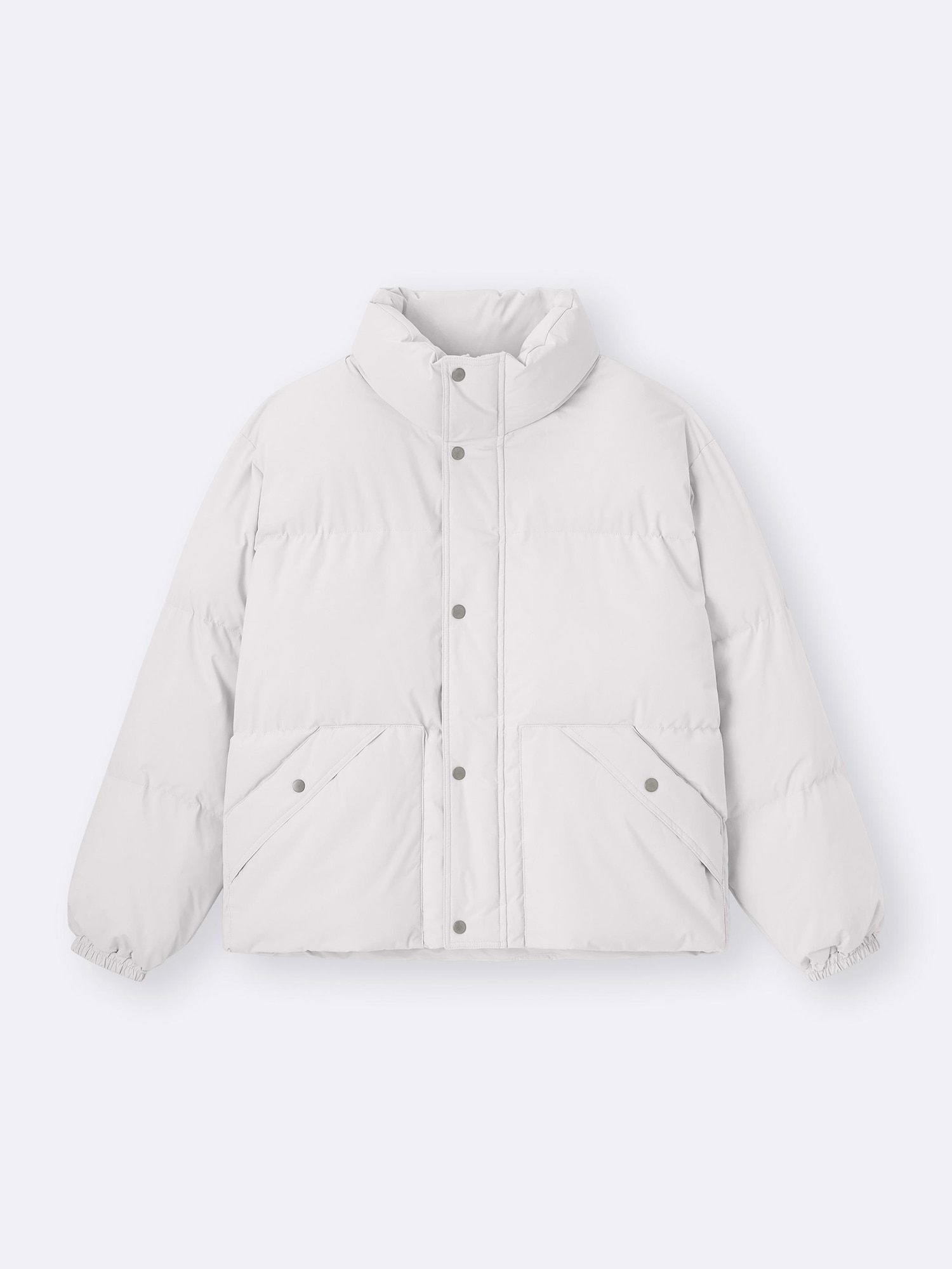 ウォームパデッドスタンドブルゾン(2025年度冬商品) - 02 LIGHT GRAY
