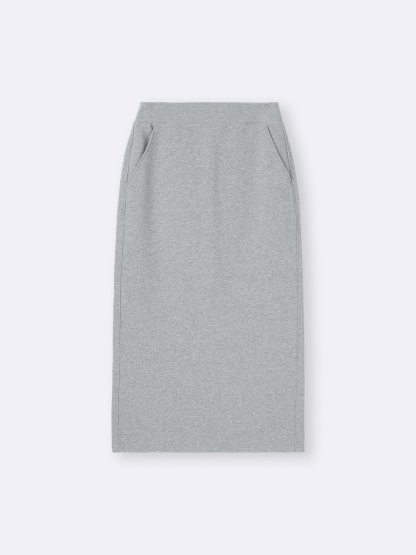 ヘビーウェイトスウェットナロースカート(丈標準82.5～89.5cm) - 03 GRAY