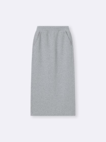ヘビーウェイトスウェットナロースカート(丈長め88.5～95.5cm) - 03 GRAY
