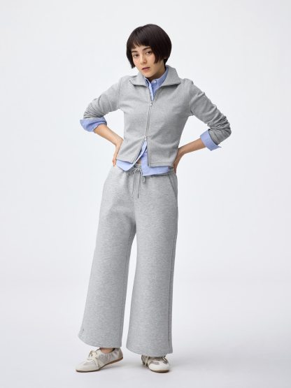 パフスウェットバギーパンツ(丈短め62.0cm) - 03 GRAY