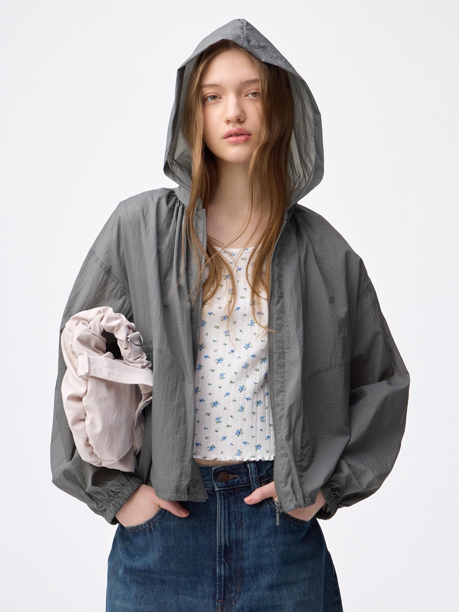 UVカットシアーパーカ - 06 GRAY