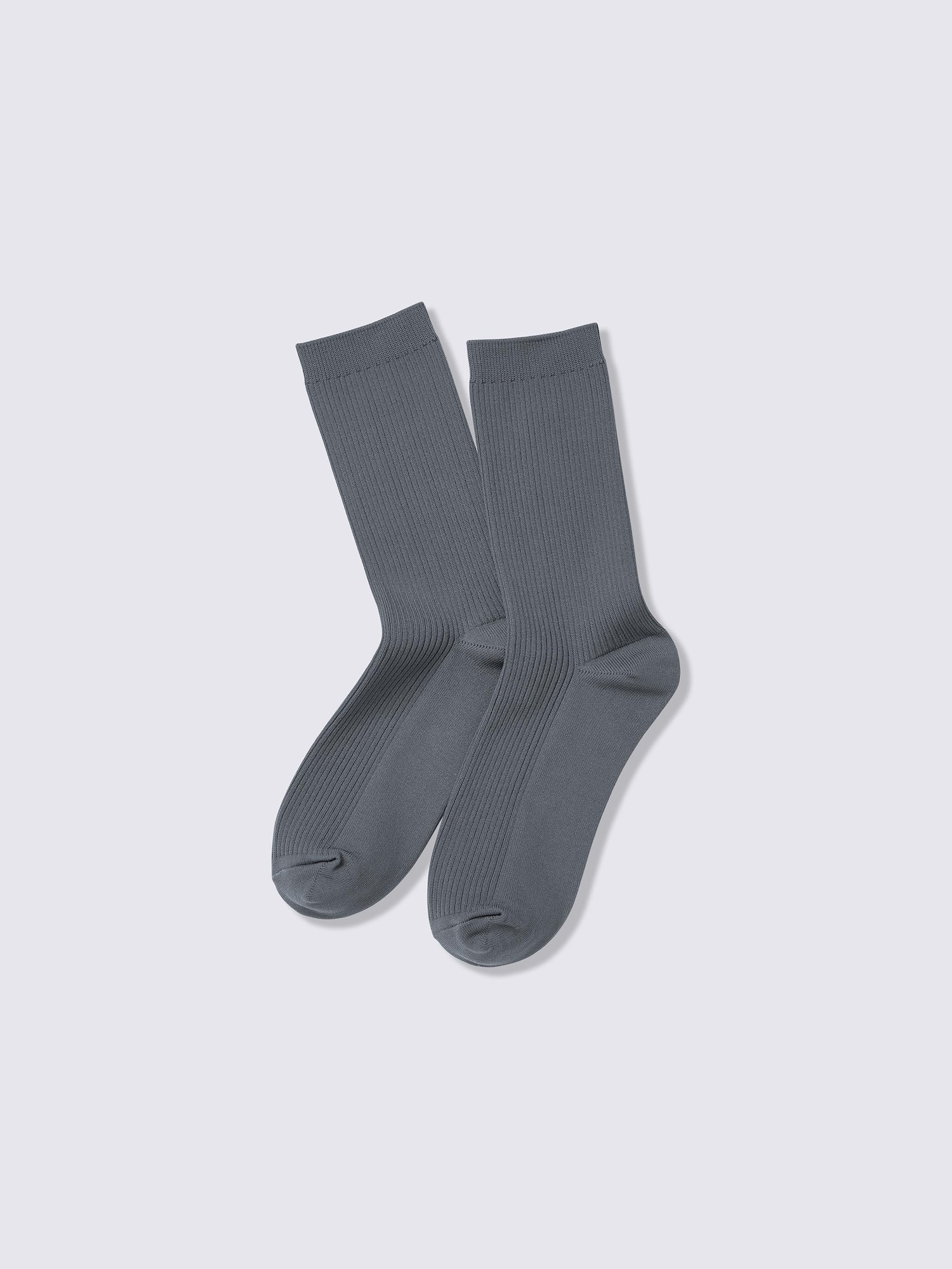 リブクルーソックス - 08 DARK GRAY