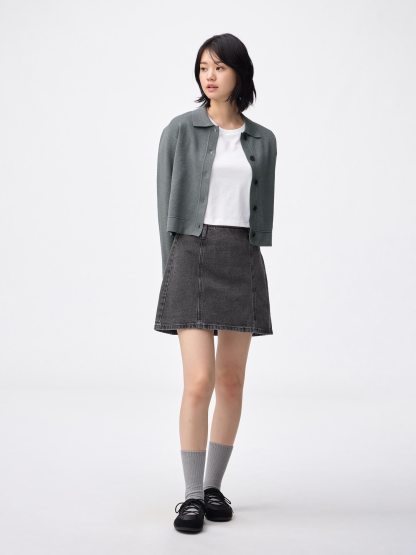 デニムスコートOS - 08 DARK GRAY