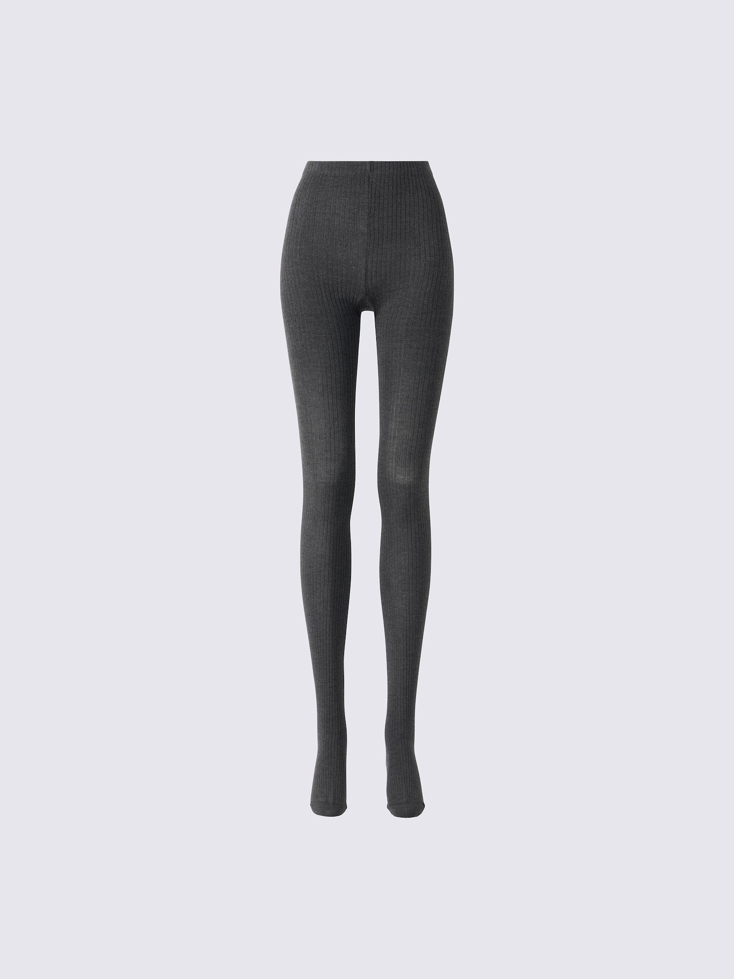 ウォームリブタイツ - 08 DARK GRAY