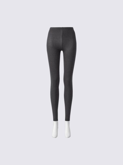 ウォームリブレギンス - 08 DARK GRAY
