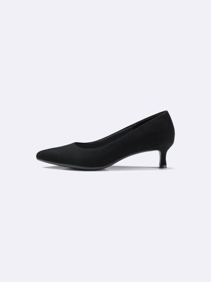 マシュマロパンプス(ヒール4.5cm) - 09 BLACK