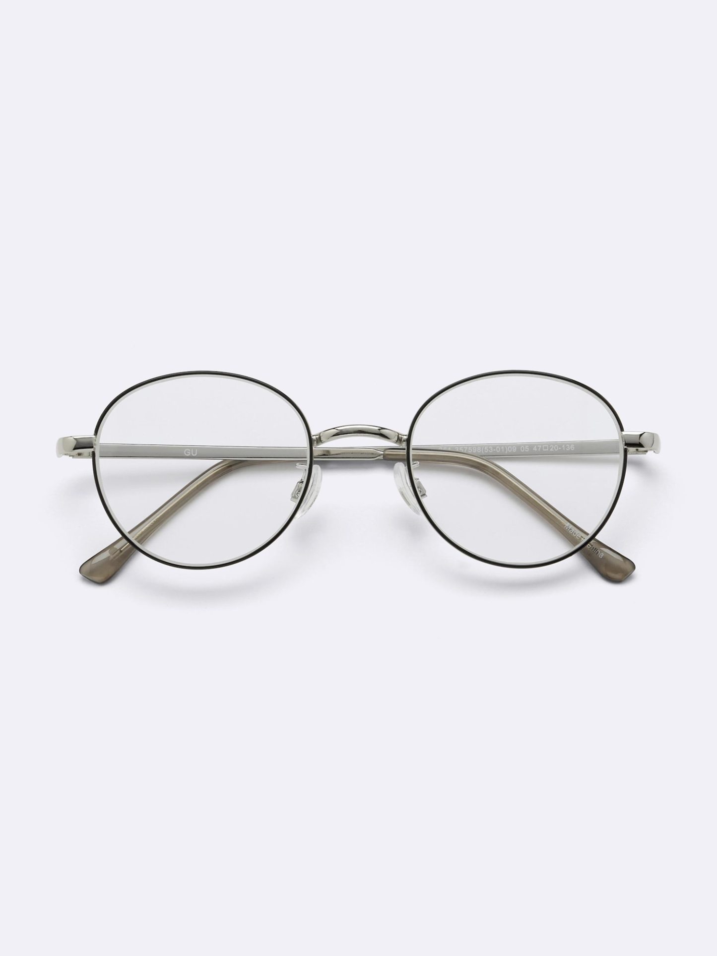 UVカットラウンドメタルサングラス(2025年度秋商品) - 09 BLACK