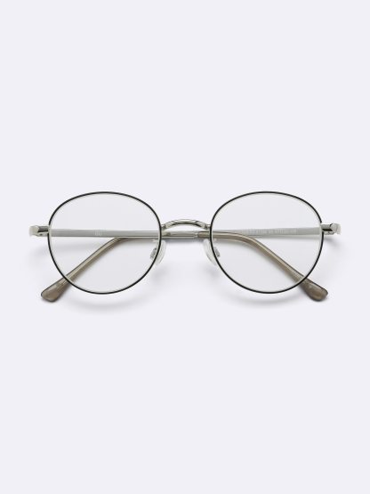 UVカットラウンドメタルサングラス(2025年度秋商品) - 09 BLACK