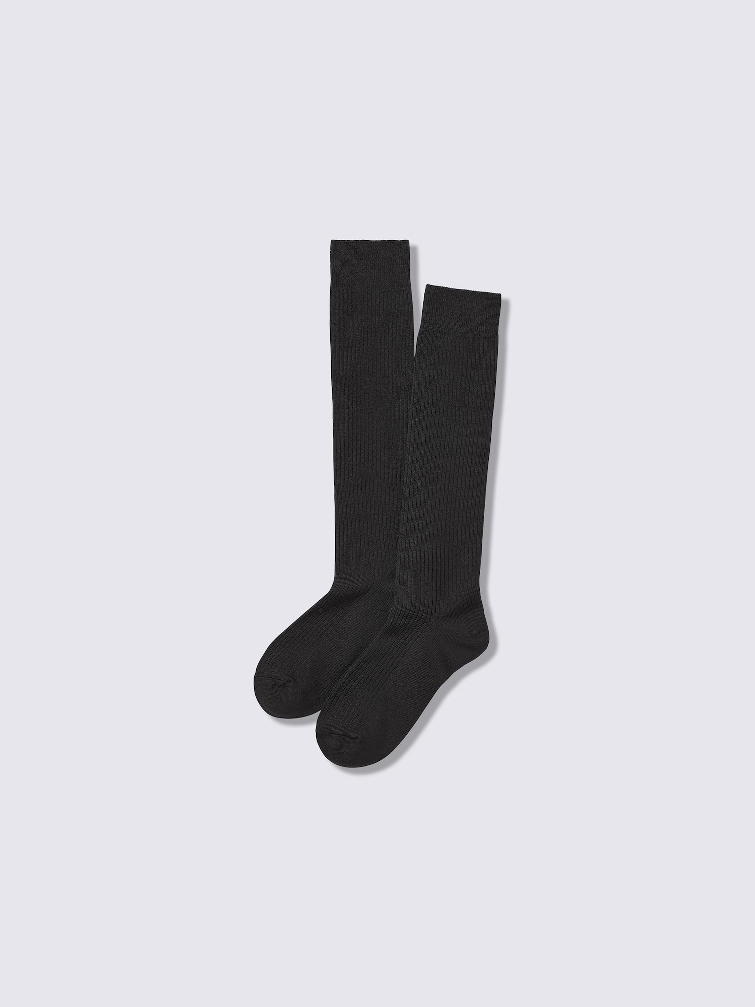 リブハイソックス - 09 BLACK