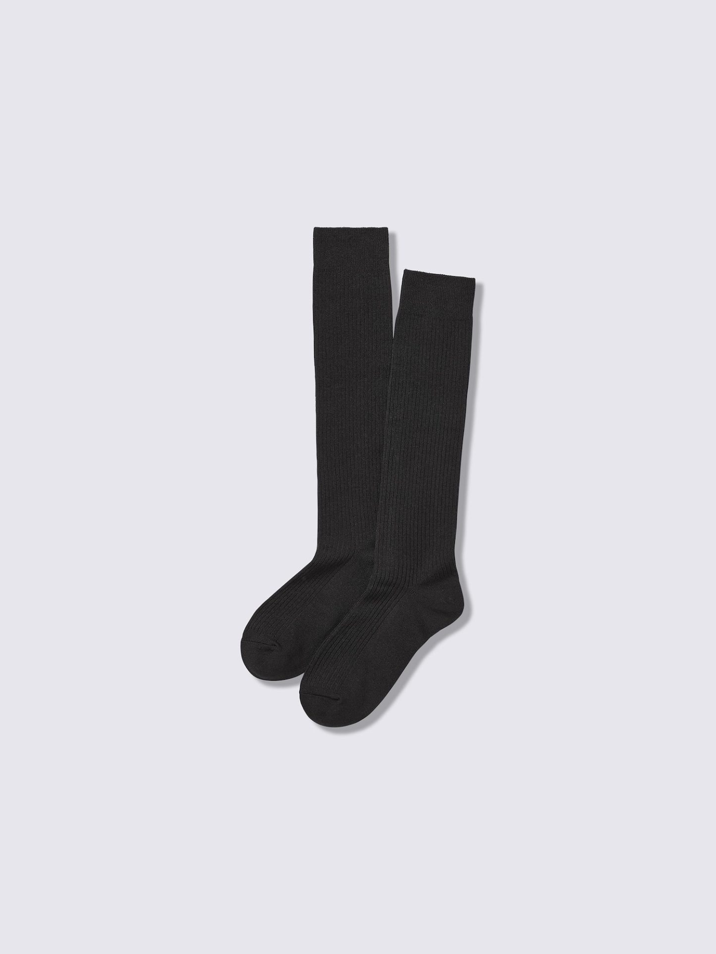 リブハイソックス - 09 BLACK