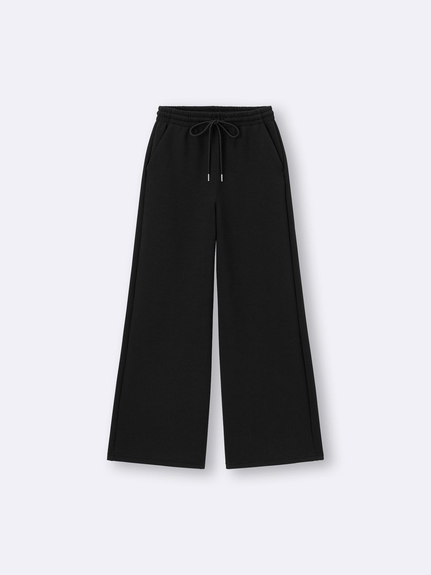 パフスウェットバギーパンツ(丈長め77.0cm) - 09 BLACK