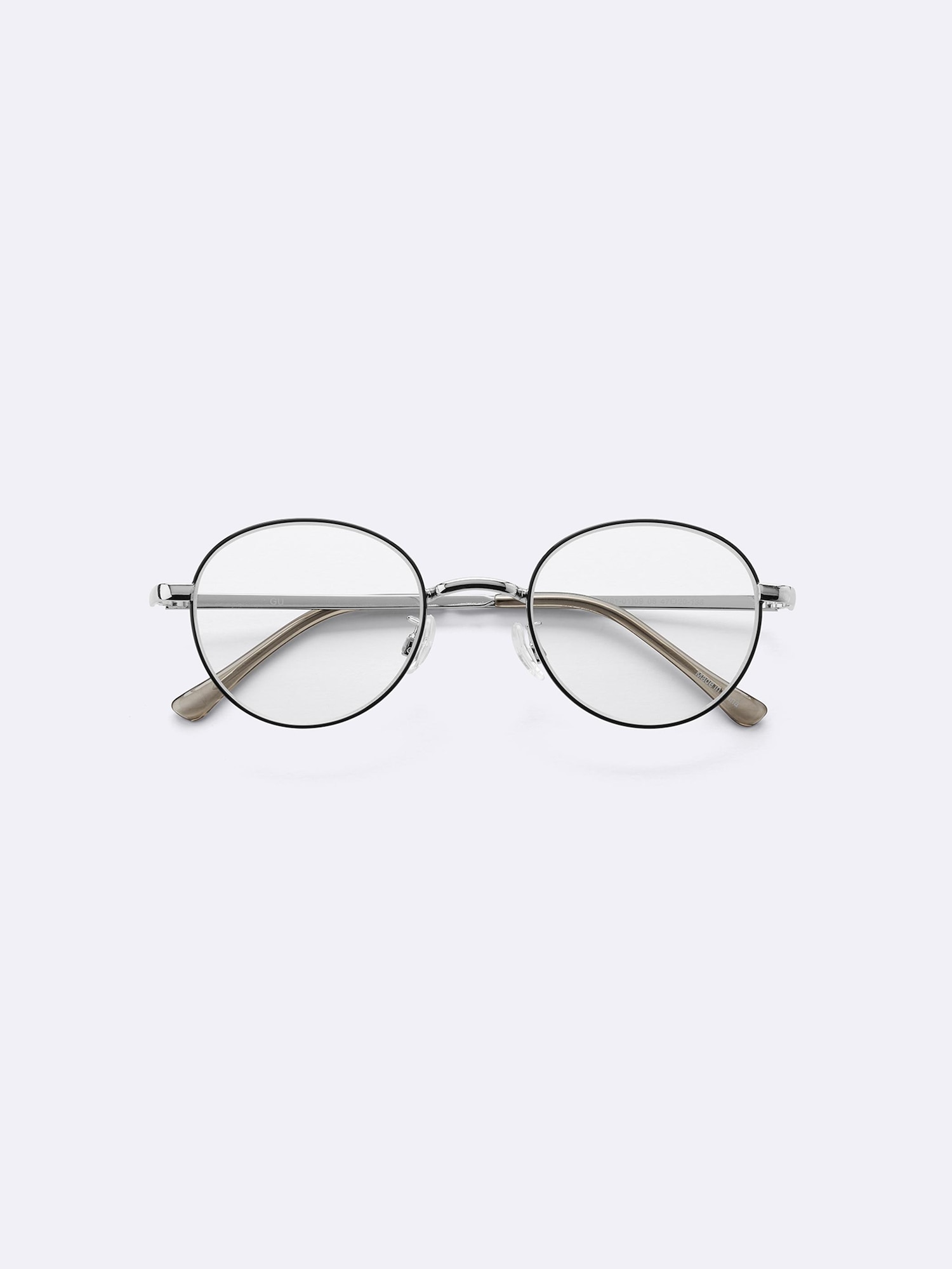 UVカットラウンドメタルサングラス(2026年度春商品) - 09 BLACK