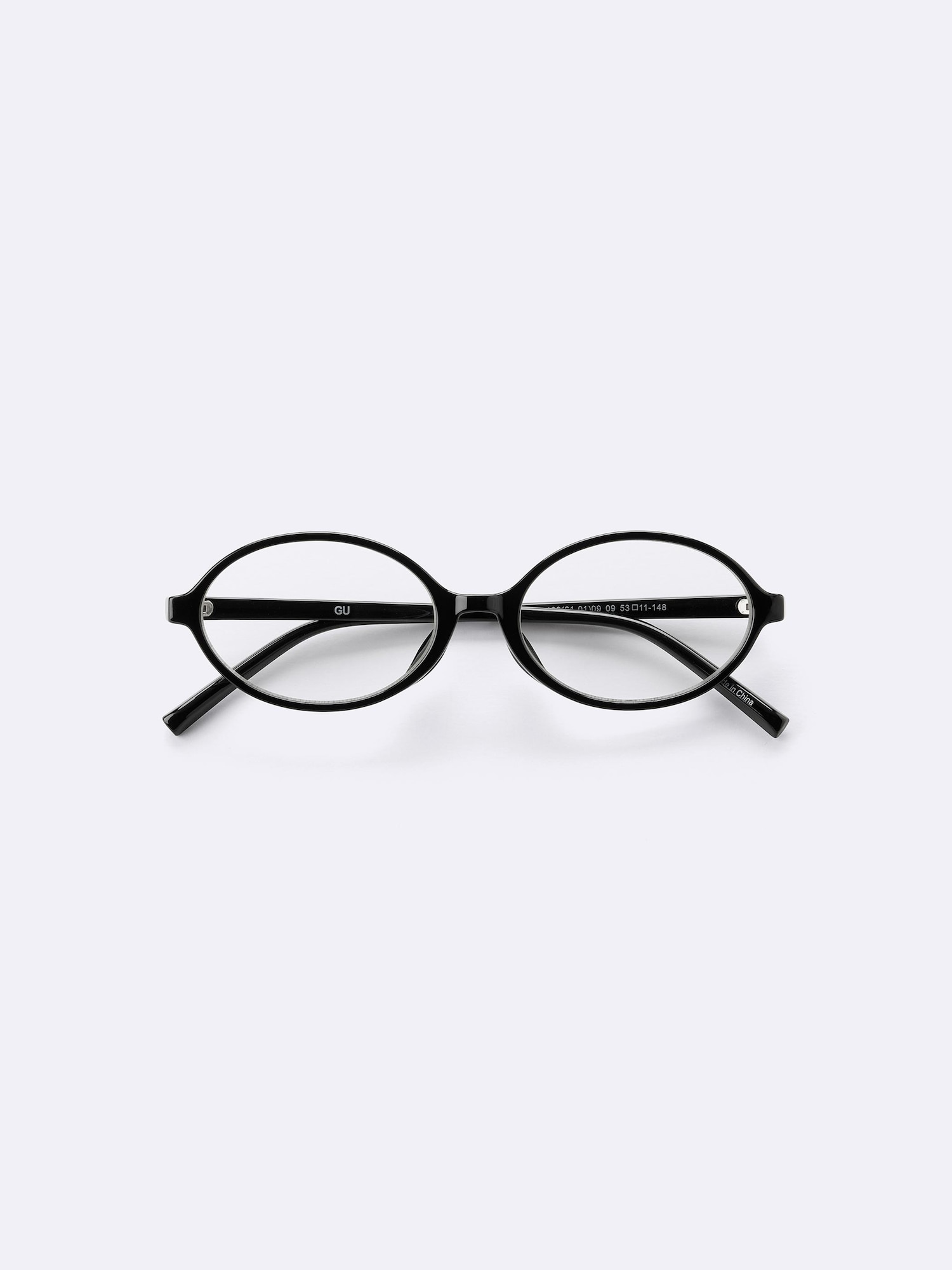 UVカットオーバルサングラス(2026年度春商品) - 09 BLACK