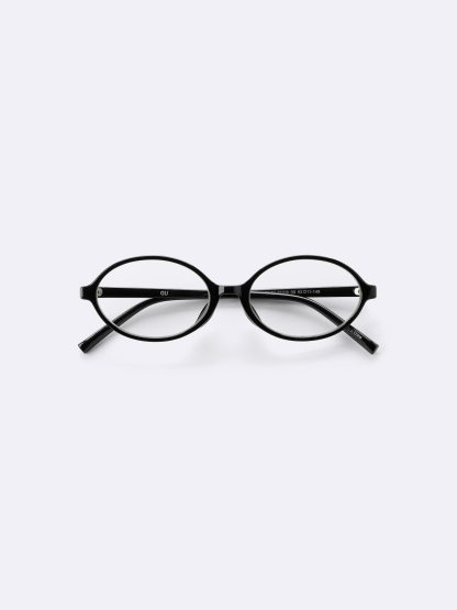 UVカットオーバルサングラス(2026年度春商品) - 09 BLACK