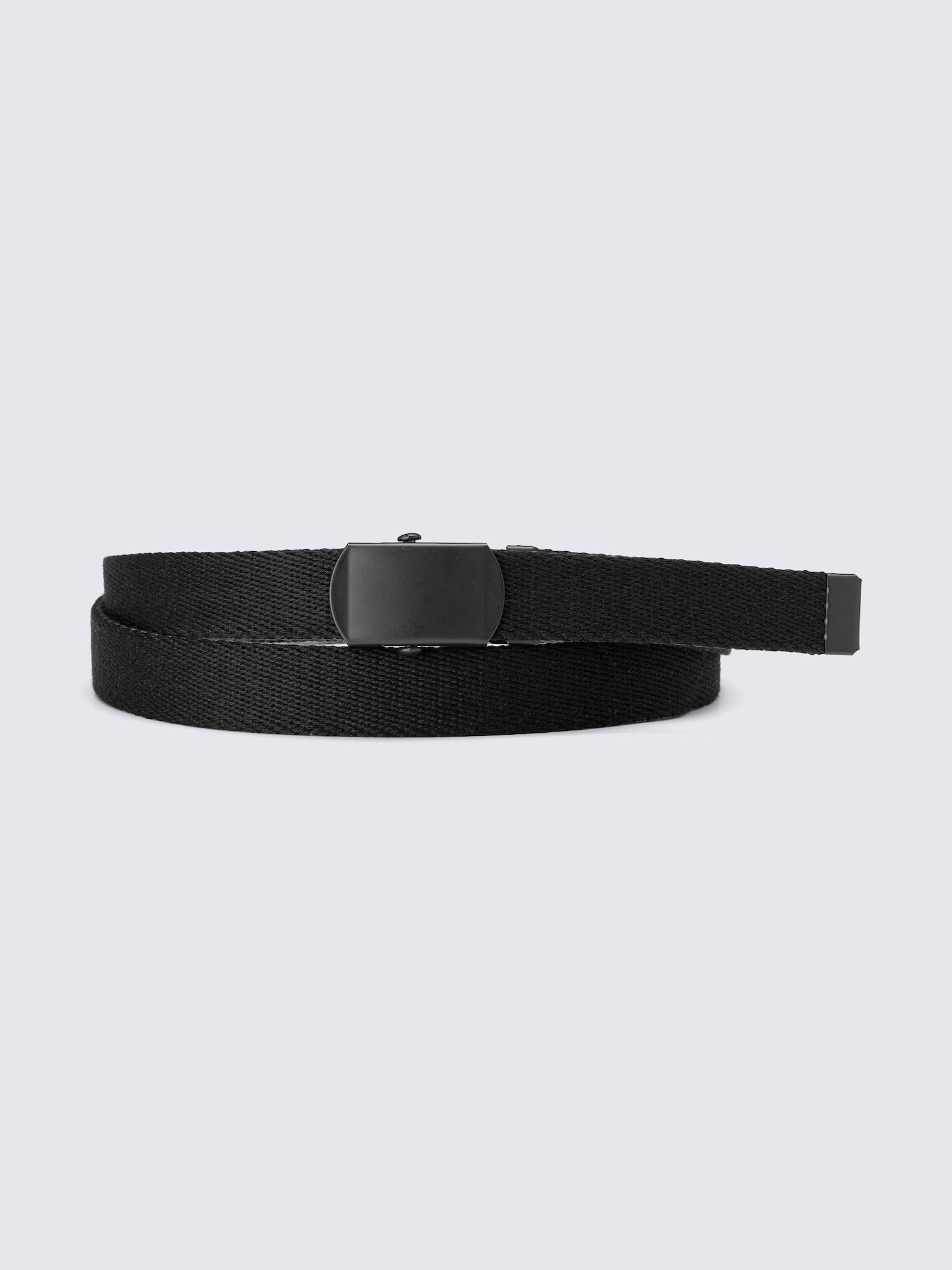 カラーコンビネーションテープロングベルト - 09 BLACK