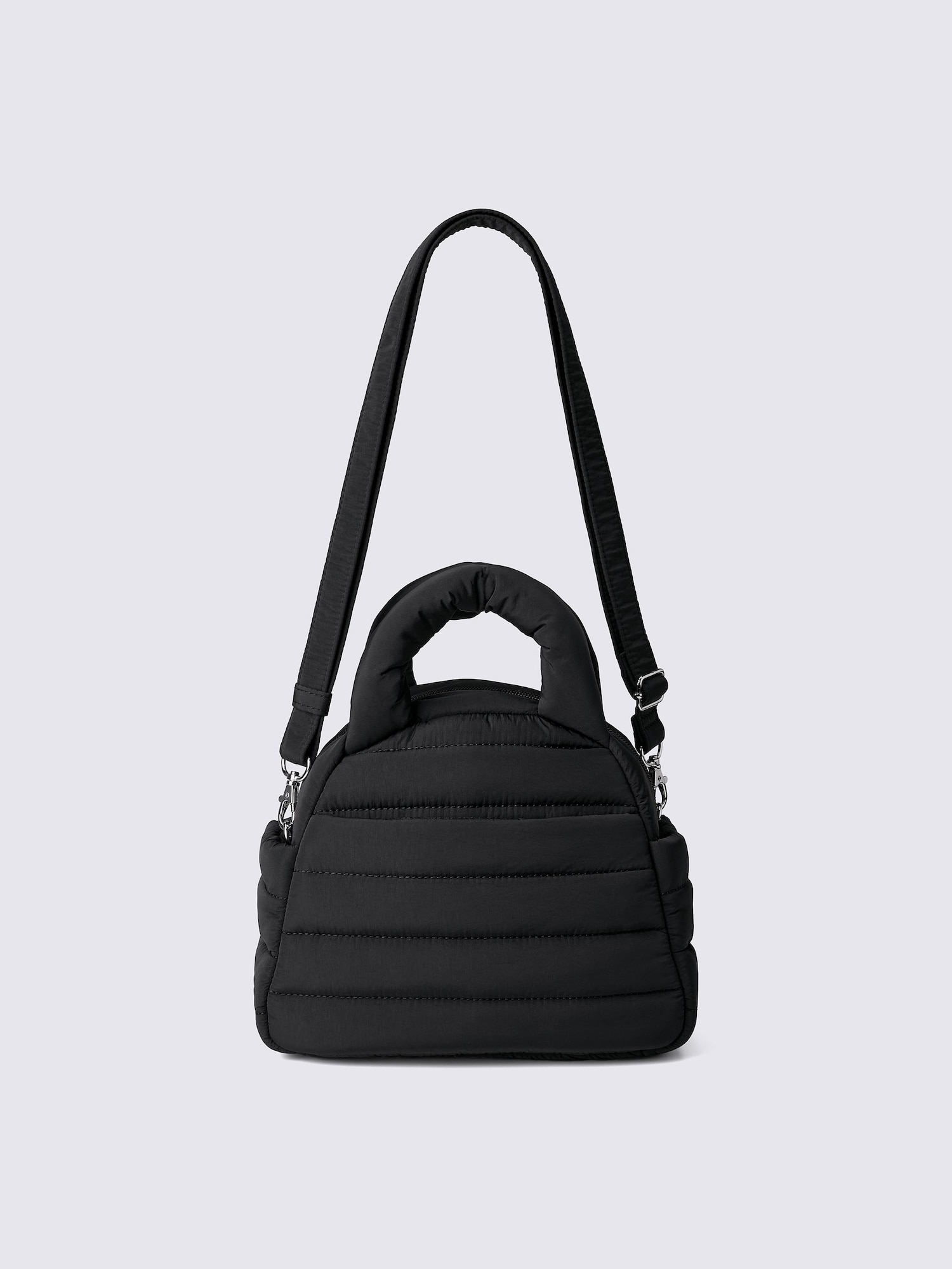パッファーボストンバッグ - 09 BLACK