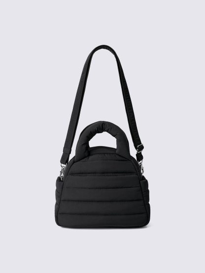 パッファーボストンバッグ - 09 BLACK