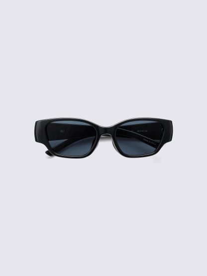 UVカットレクタングルサングラス - 09 BLACK