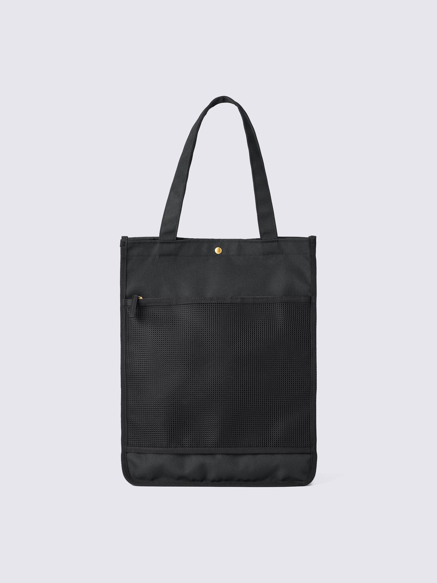 メッシュコンビネーショントートバッグ - 09 BLACK