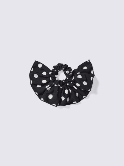 ドットハーフフリルシュシュ - 09 BLACK