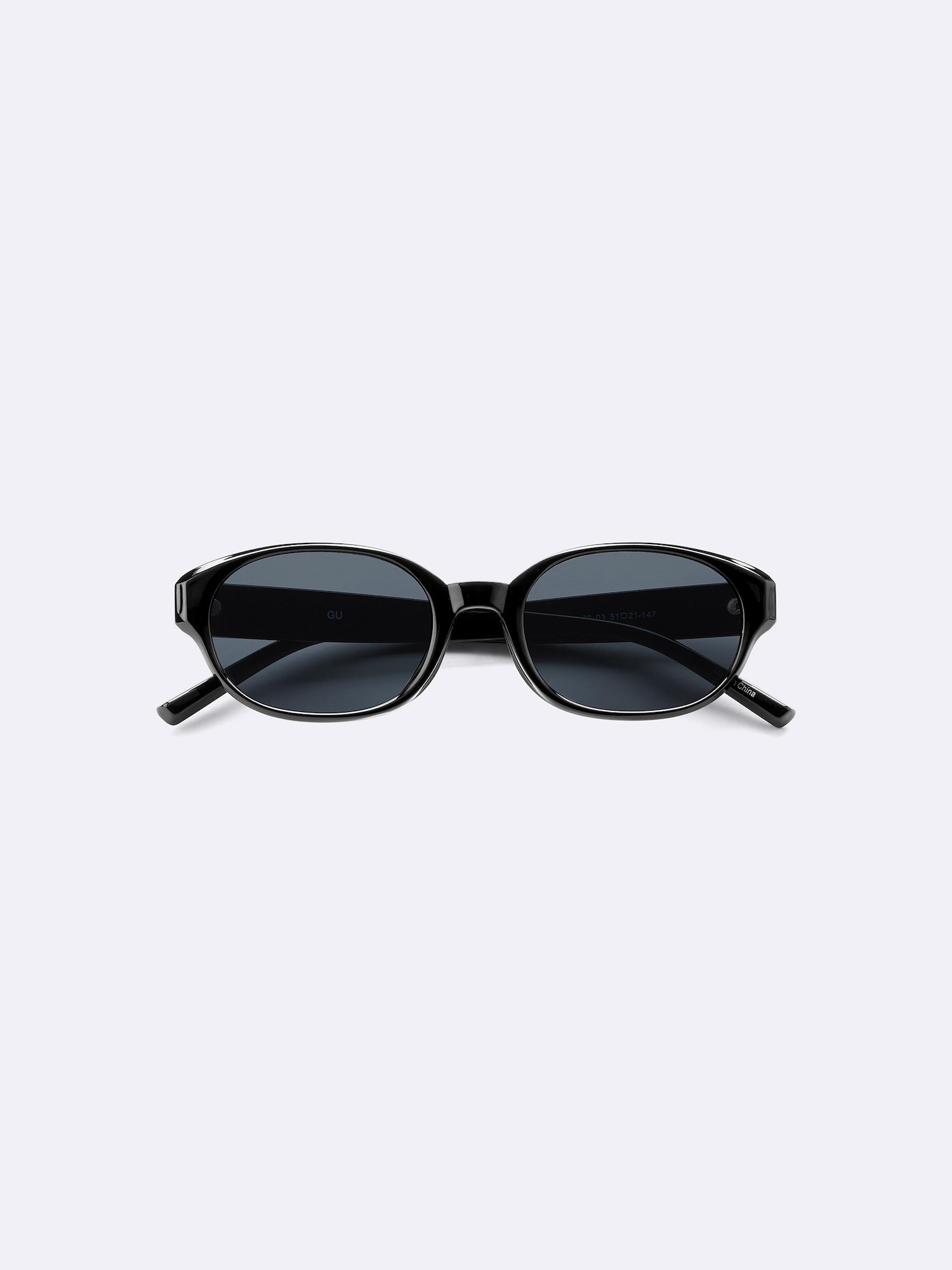 UVカットソフトナローサングラス - 09 BLACK