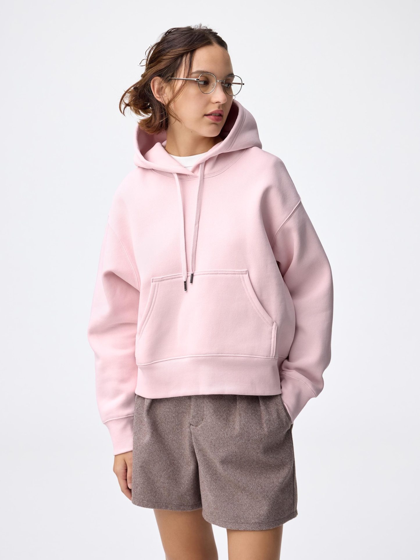 ヘビーウェイトスウェットショートパーカ - 10 PINK