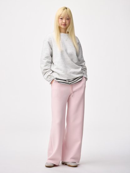 パフスウェットバギーパンツ(丈長め76.0cm) - 10 PINK
