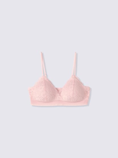 ブラレット(レース)(ノンワイヤー) - 11 PINK