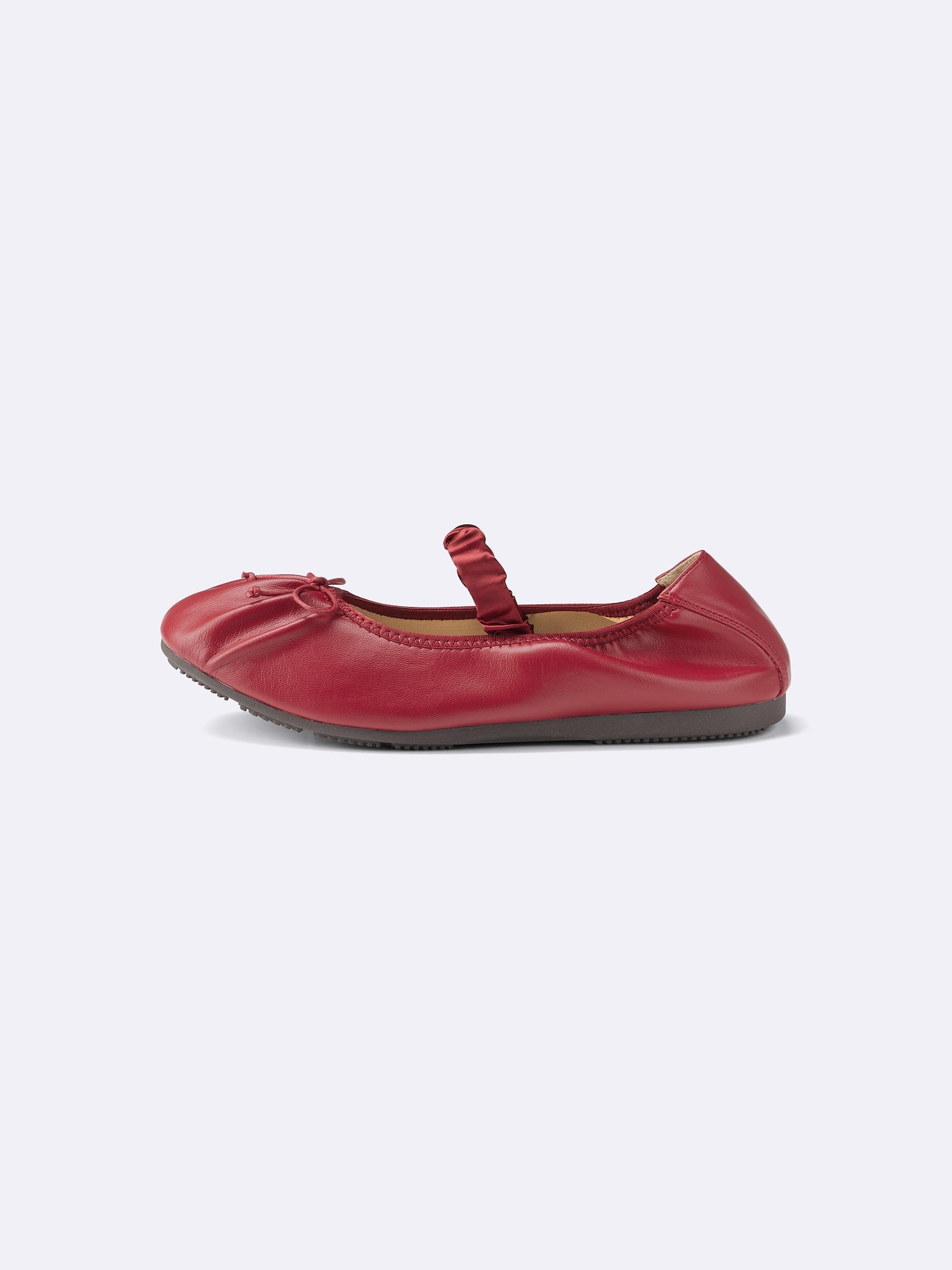 ストラップバレエスニーカー - 16 RED