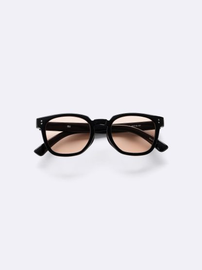 UVカットスクエアウェリントンサングラス(2026年度春商品) - 28 DARK ORANGE