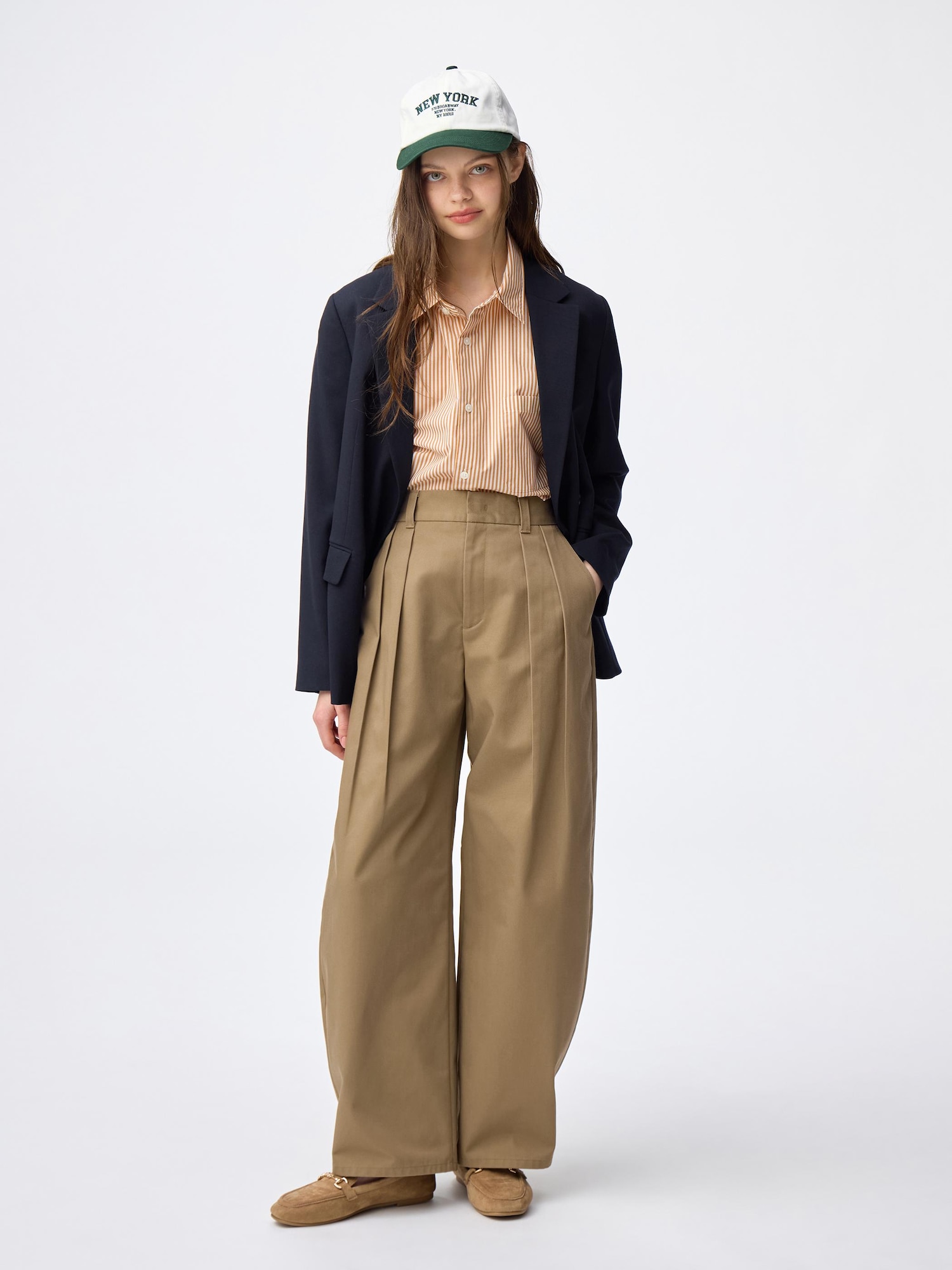 チノタックバレルパンツ(2026年度春商品) - 32 BEIGE