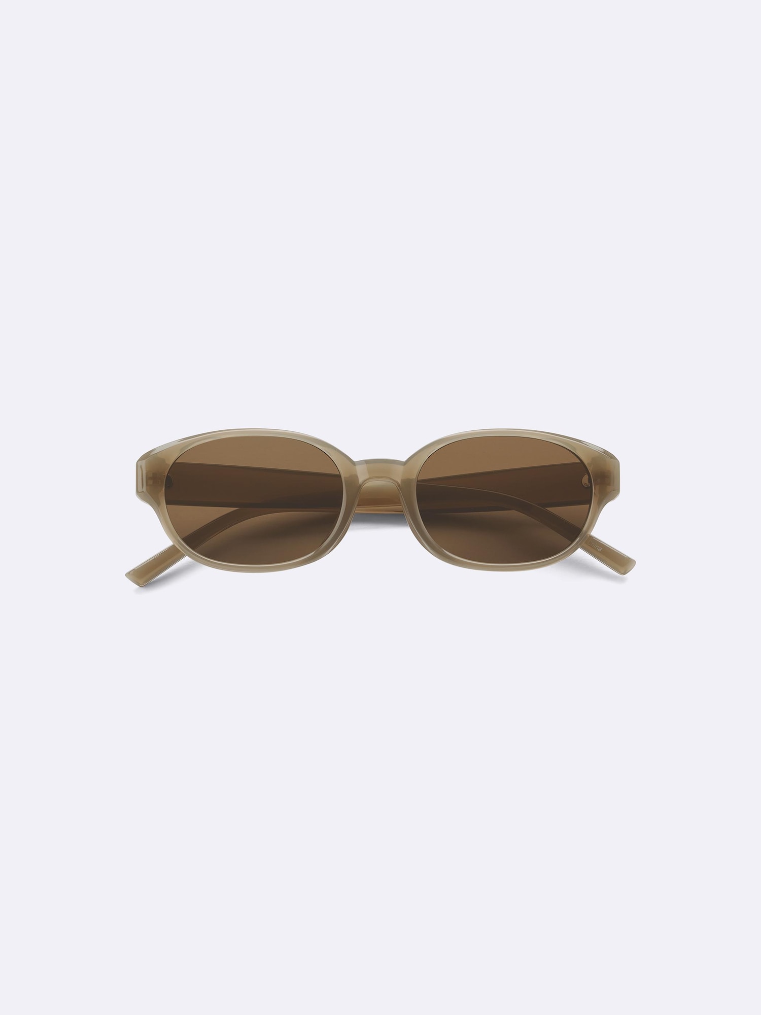 UVカットソフトナローサングラス - 34 BROWN