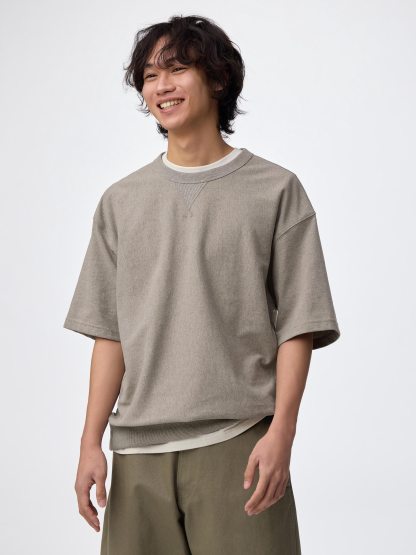 スウェT(5分袖) - 35 BROWN