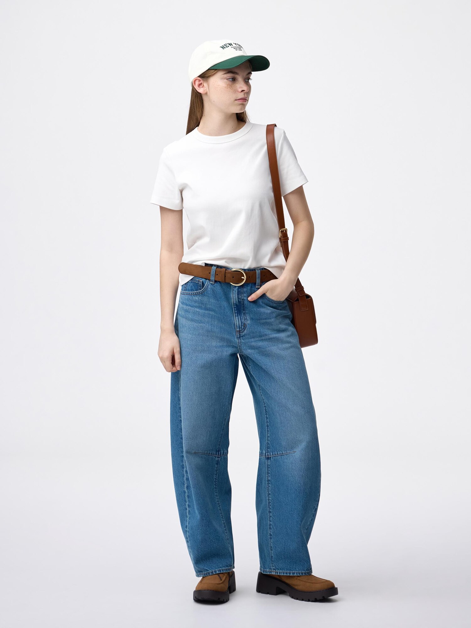 コットンスムースクルーネックT - 01 OFF WHITE