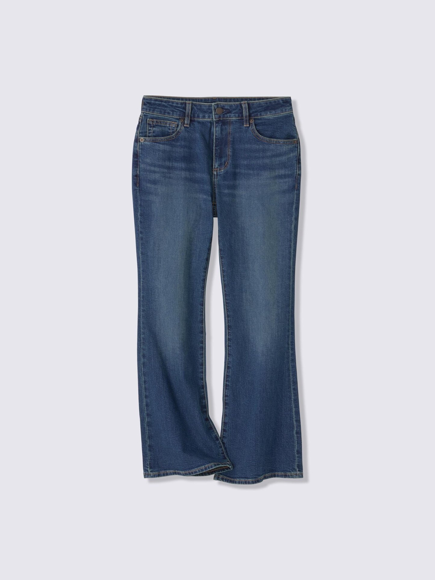 スリムフレアジーンズ(丈短め)