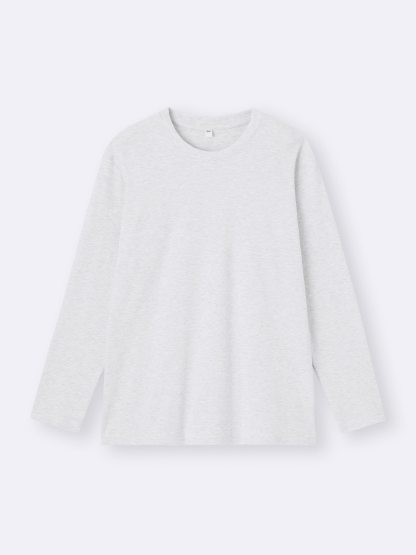 ソフトコットンクルーネックT(長袖)