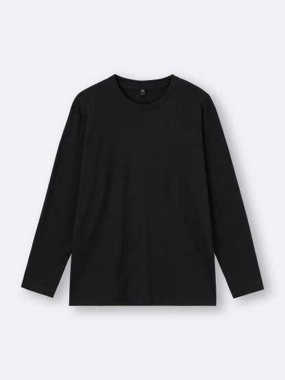 ソフトコットンクルーネックT(長袖)