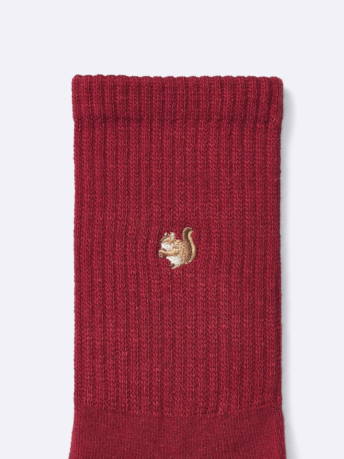 スタイルヒートパイルクルーソックス(刺繍)(2025年度冬商品)
