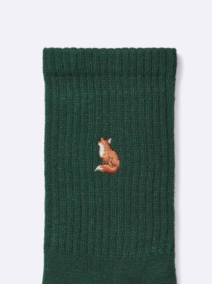 スタイルヒートパイルクルーソックス(刺繍)(2025年度冬商品)
